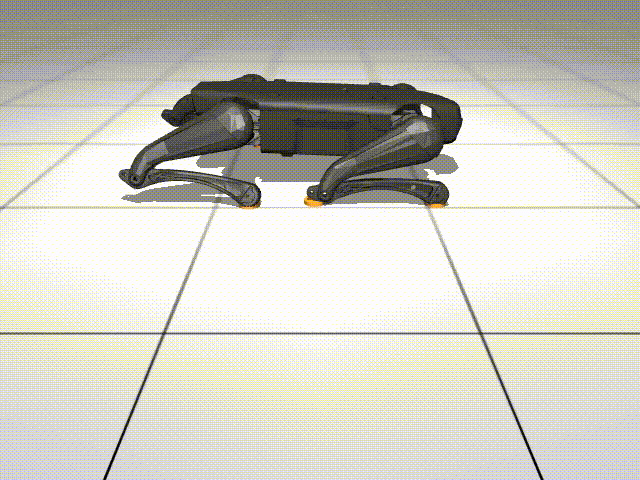 Lite3 get-up rollout from prone position