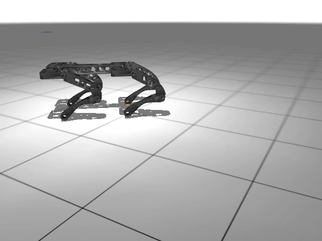 Rumi flat terrain joystick control - forward motion