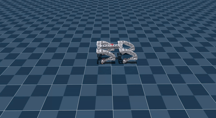 Rumi quadruped jumping maneuver